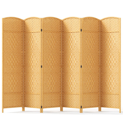 Jostyle Room Divider 6ft. Tall Extra Wide Privacy Screen, Folding Privacy Screens Freestanding Nature
