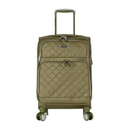 MADDEN NYC, Aesthetic Soft Side 20" Expandable Carry-on Luggage, Olive