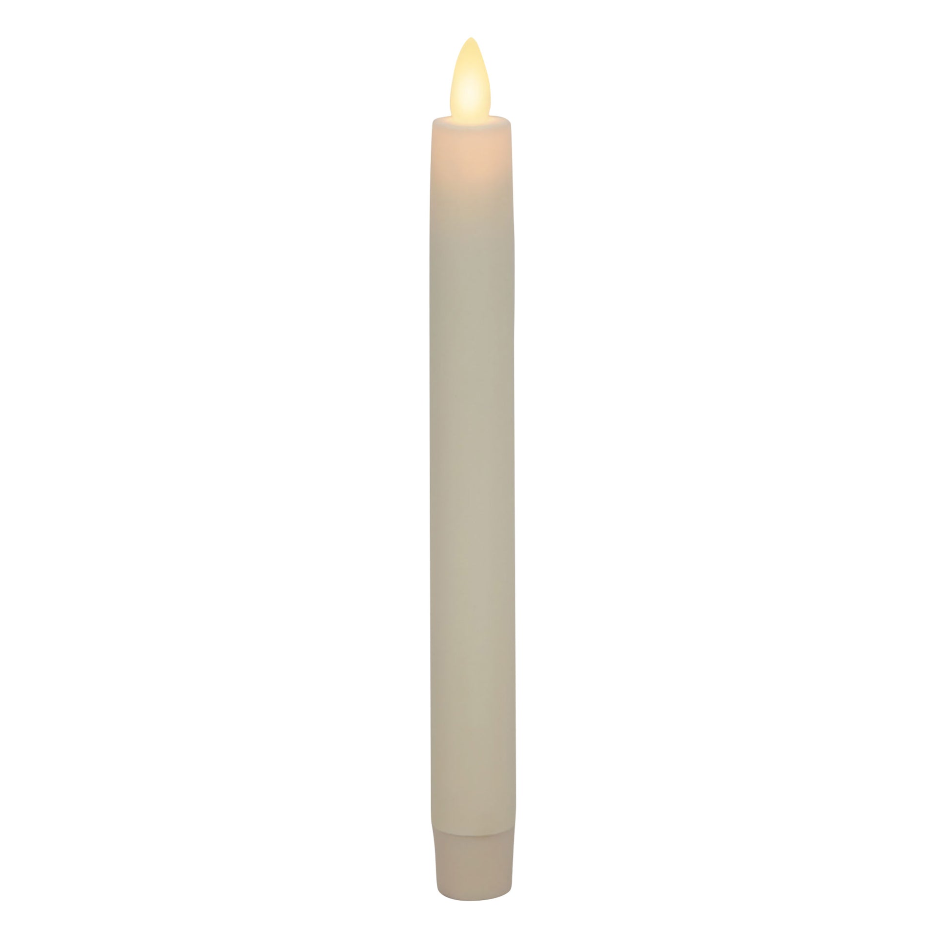 Luminara Pearl Ivory Flameless Taper Candles, 4-pack