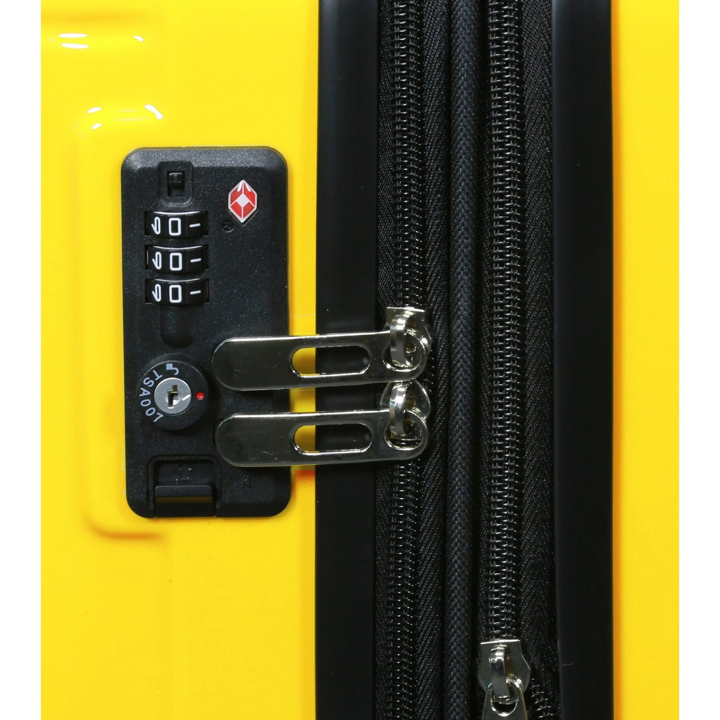 World Traveler Contour Hardside 3-Piece Spinner Luggage Set - Yellow