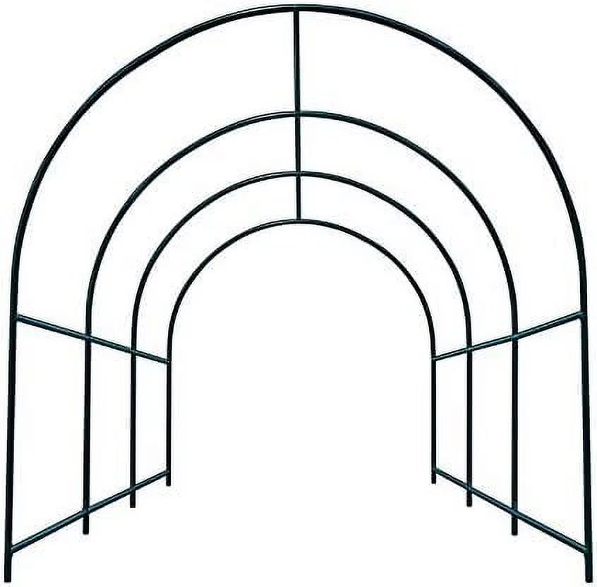 Steel Garden Arch Metal Garden Arch Multi-Size Climbing Plants Arch Arbor (6.5'x 7' x 7.2')
