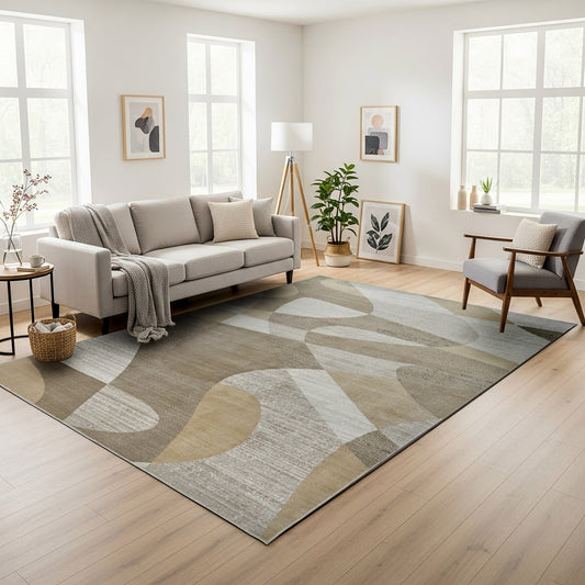 Eden Area Rug, Alma Beige, 6’6” x 9’6”