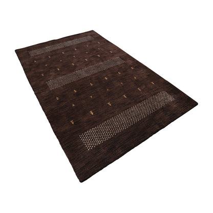 Rugsotic Carpets Handmade Rugs Hand Knotted Loom Rectangle 3'x5' Orange Wool for Indoor Use