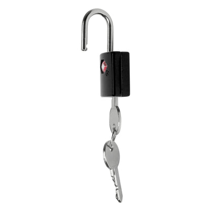 Protege 2 Pack Travel Zinc Alloy Suitcase Luggage Locks with Keys, Black