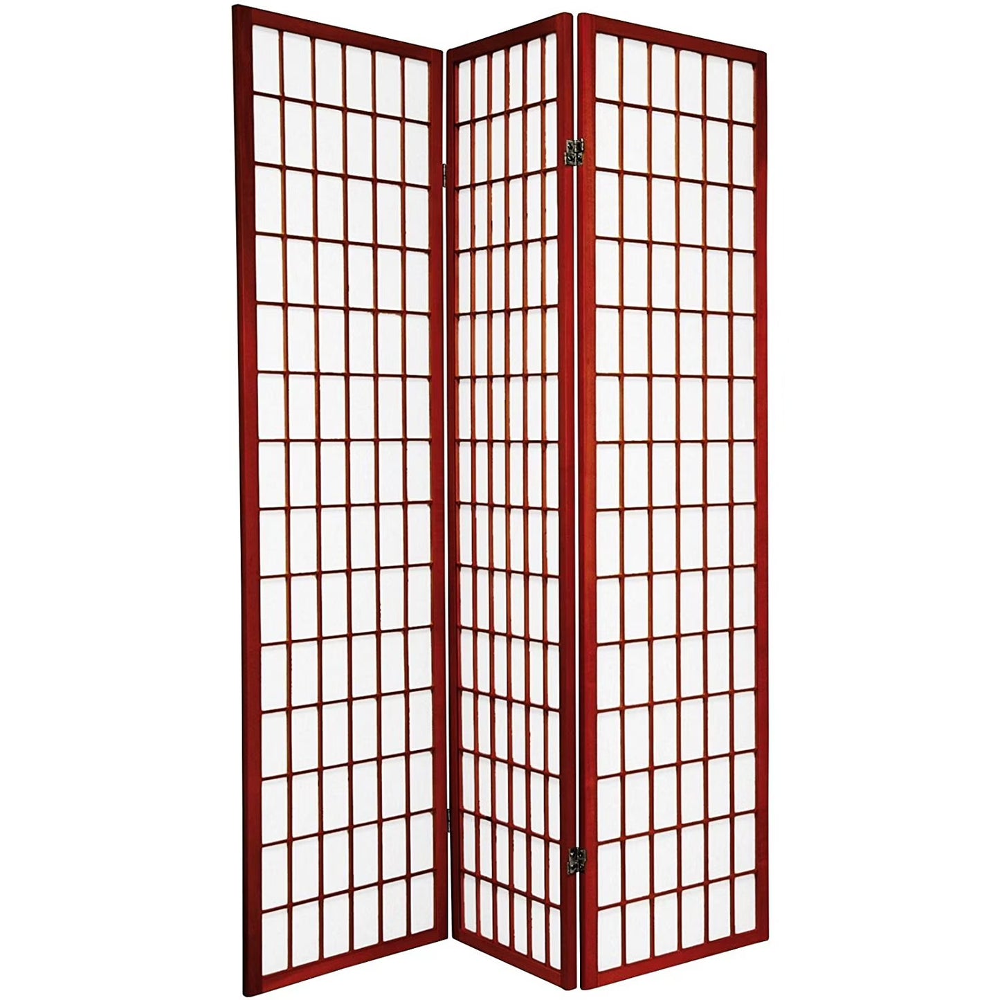 Legacy Decor Japanese Oriental 5 Panel Room Divider, 71" Tall, Black Color, Freestanding