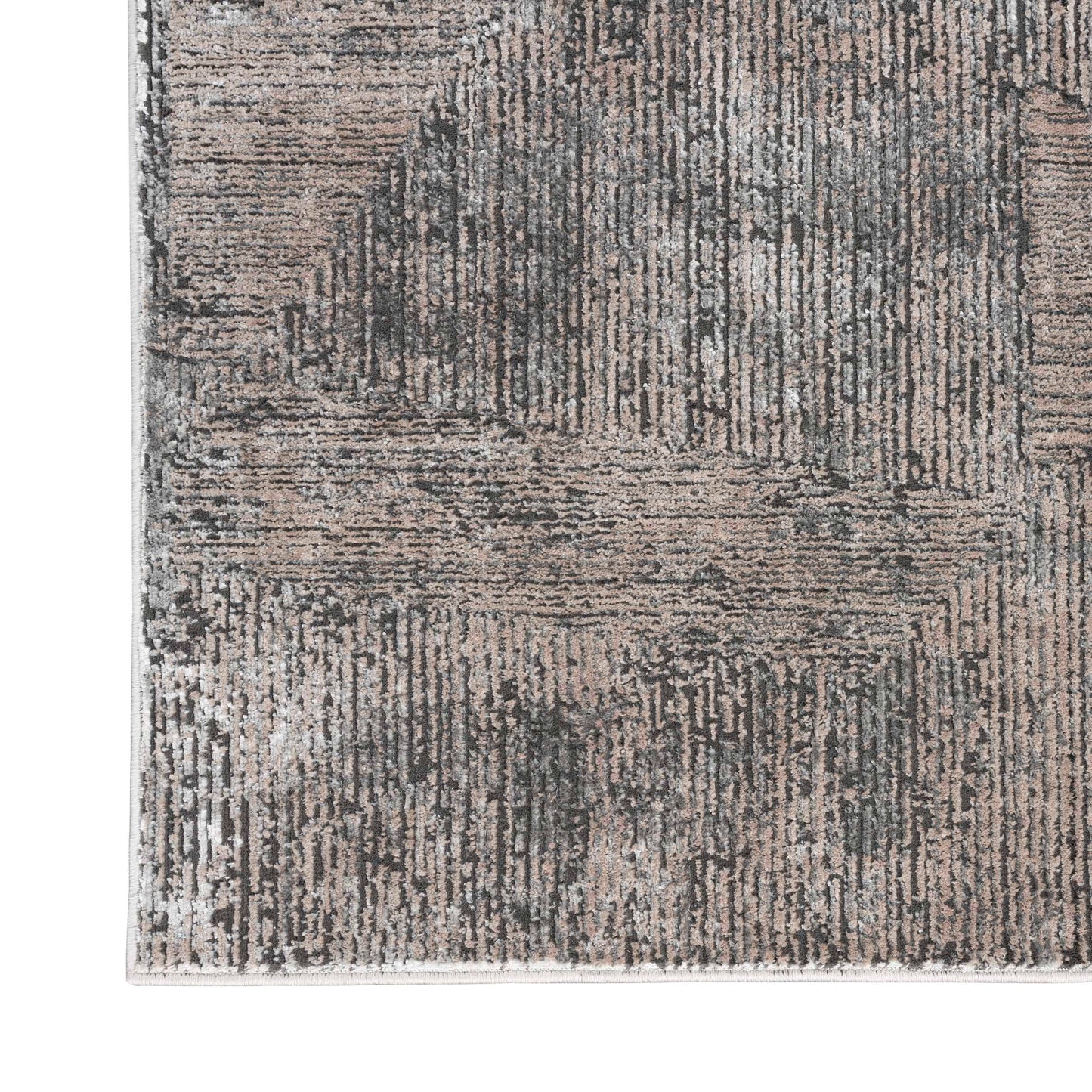 Calvin Klein Luminosity Black Ivory Area Rug, 7'10' x 9'10'