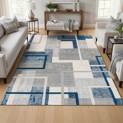 Eden Area Rug, Abstract Geo, 5'3' x 7'