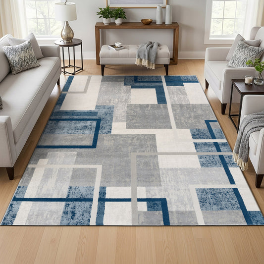 Eden Area Rug, Abstract Geo, 5'3' x 7'