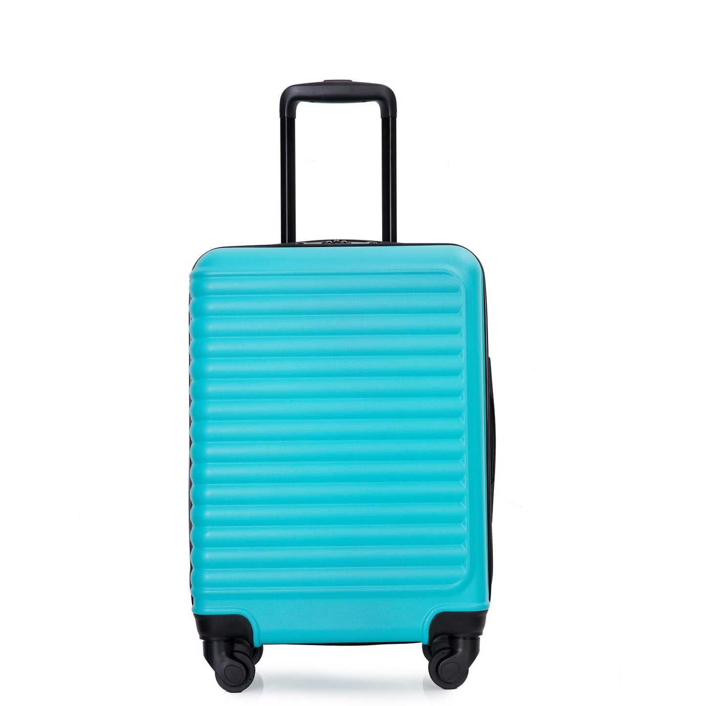 Travelhouse Underseat Hardshell Carry On Luggage 20" Lightweight Hardside Suitcase With Silent Spinner Wheels.(Light Blue)