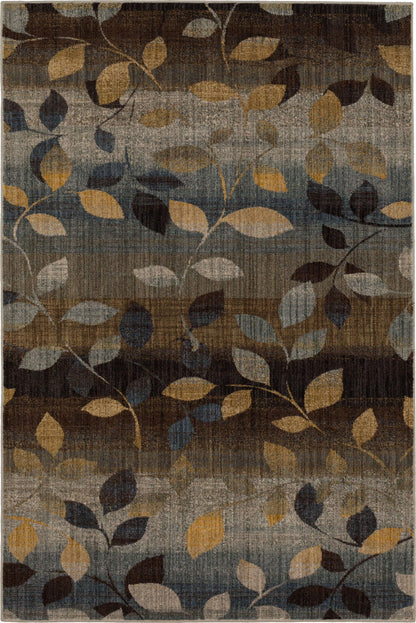 Mohawk Home Dappled Woven Indoor Polyester Area Rug, Sea, 9' 6" x 12' 11"