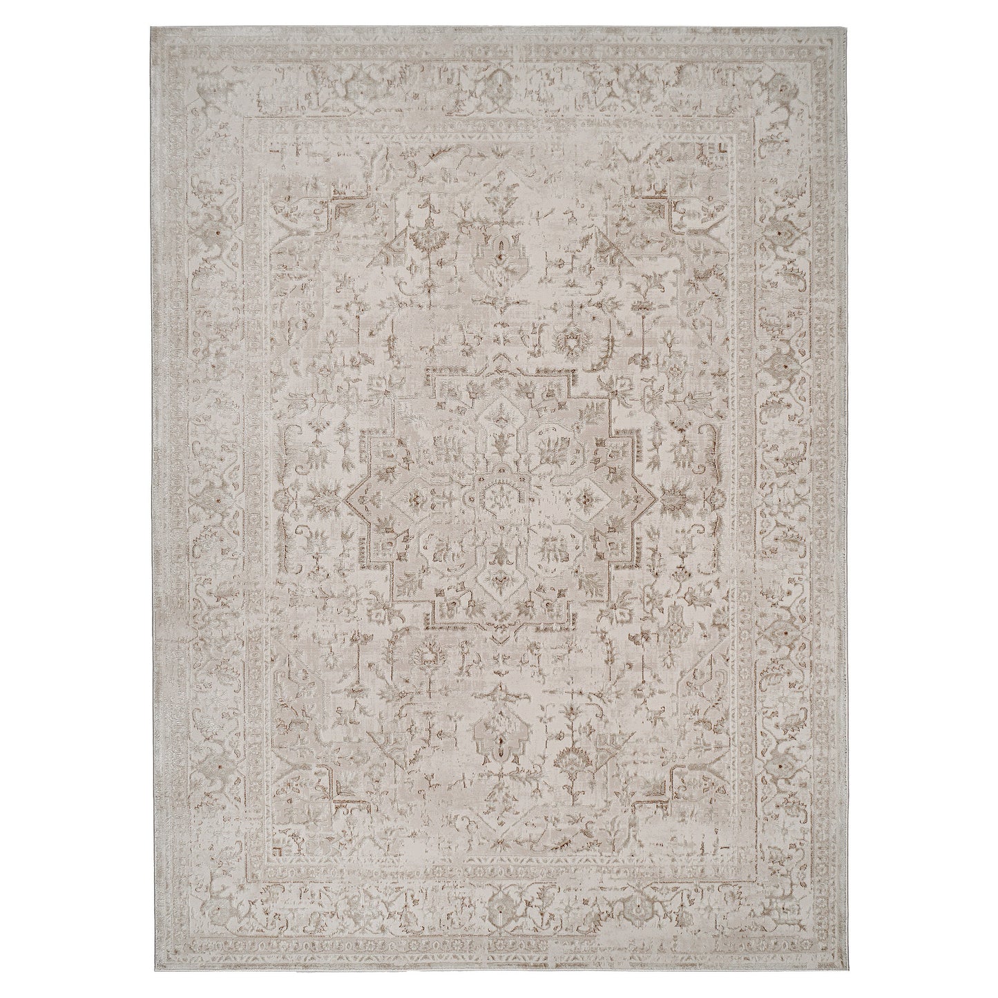 Divina Area Rug, Onida Cream, 6’6” x 9’