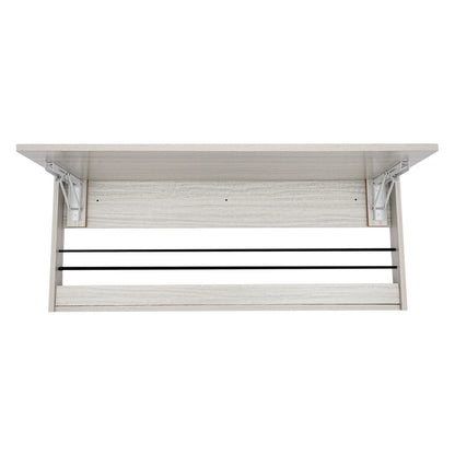 Wall-Mounted Folding Tables, Rectangular Wall-Mounted Folding Tables, Floating Tables for Study, Home Office Workstations, Bedroom, Kitchen Dining Function Hanging Tables