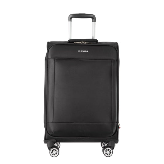 Ricardo Beverly Hills Solvang 2.0 Softside 32" Expandable Checked Spinner Luggage, Adult, Black