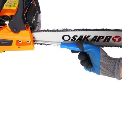 58cc 2-Cycle Gas Powered Chainsaw, 22inch Gasoline Chain Saw for Trees Wood Cutting, EPA Compliant