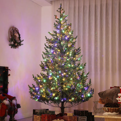 HOMCOM 6ft Artificial Sparse Christmas Tree with Steel Stand and 1933 Tips for Home Office Holiday