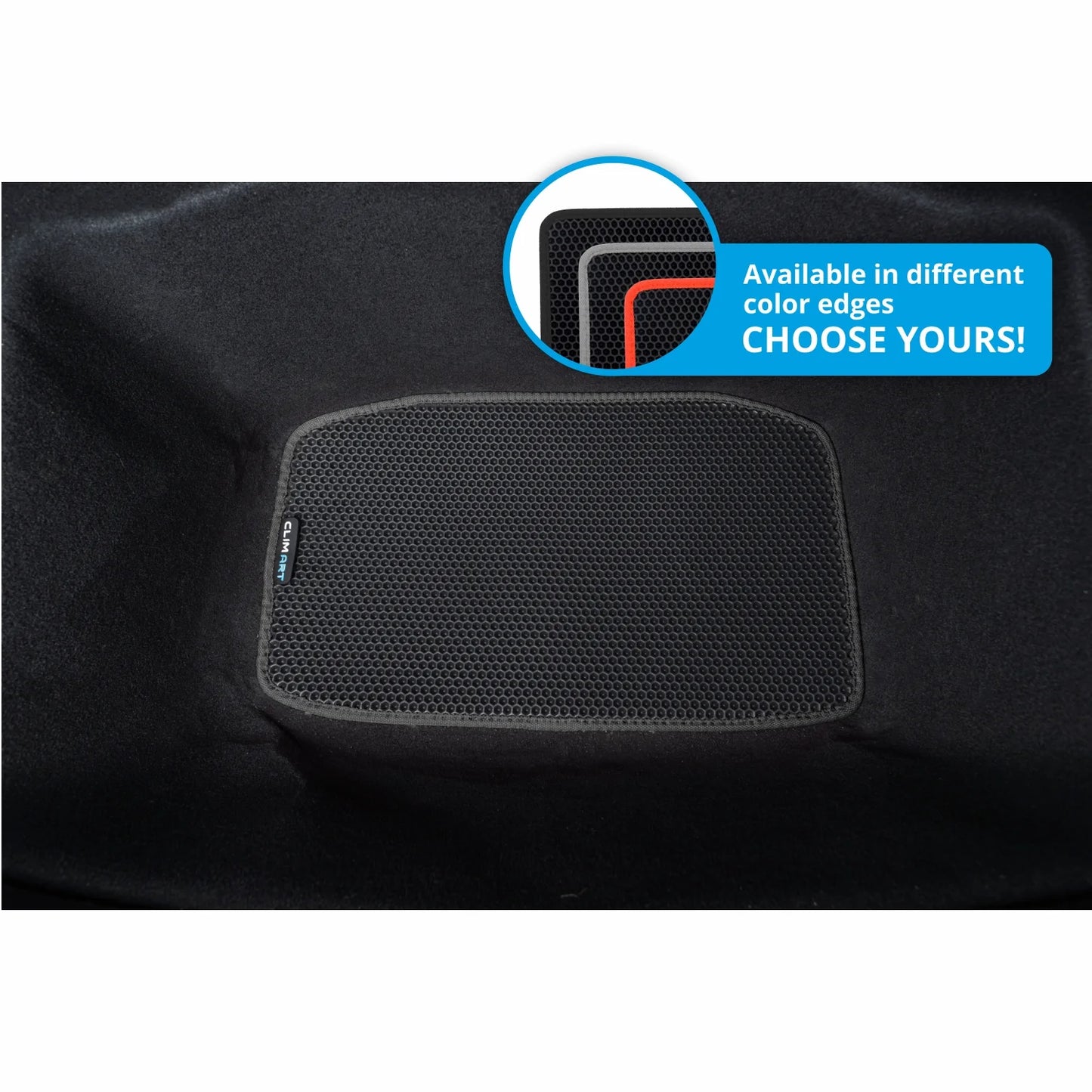 CLIM ART Cargo Liner for Tesla Model 3 2017-2025 Custom Fit Trunk Mat, with Honeycomb Dirtproof & Waterproof Technology - All-Climate, Heavy Duty, Anti-Slip Cargo Liner, Luggage - FL01117093