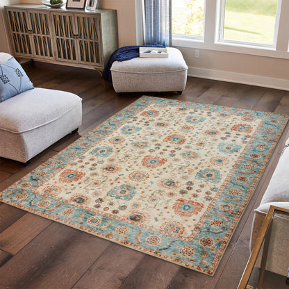Wyatt & Ash Washable Indoor Area Rug, Dalileh 7'10' x 10'