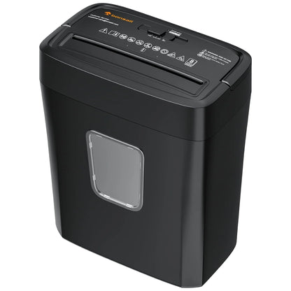 8-Sheet Cross Cut Paper Shredder for Home Office Use