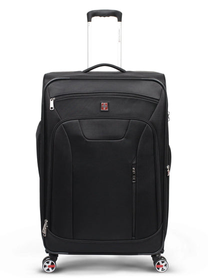 SwissTech Executive 29" 8-Wheel Softside Luggage, Black
