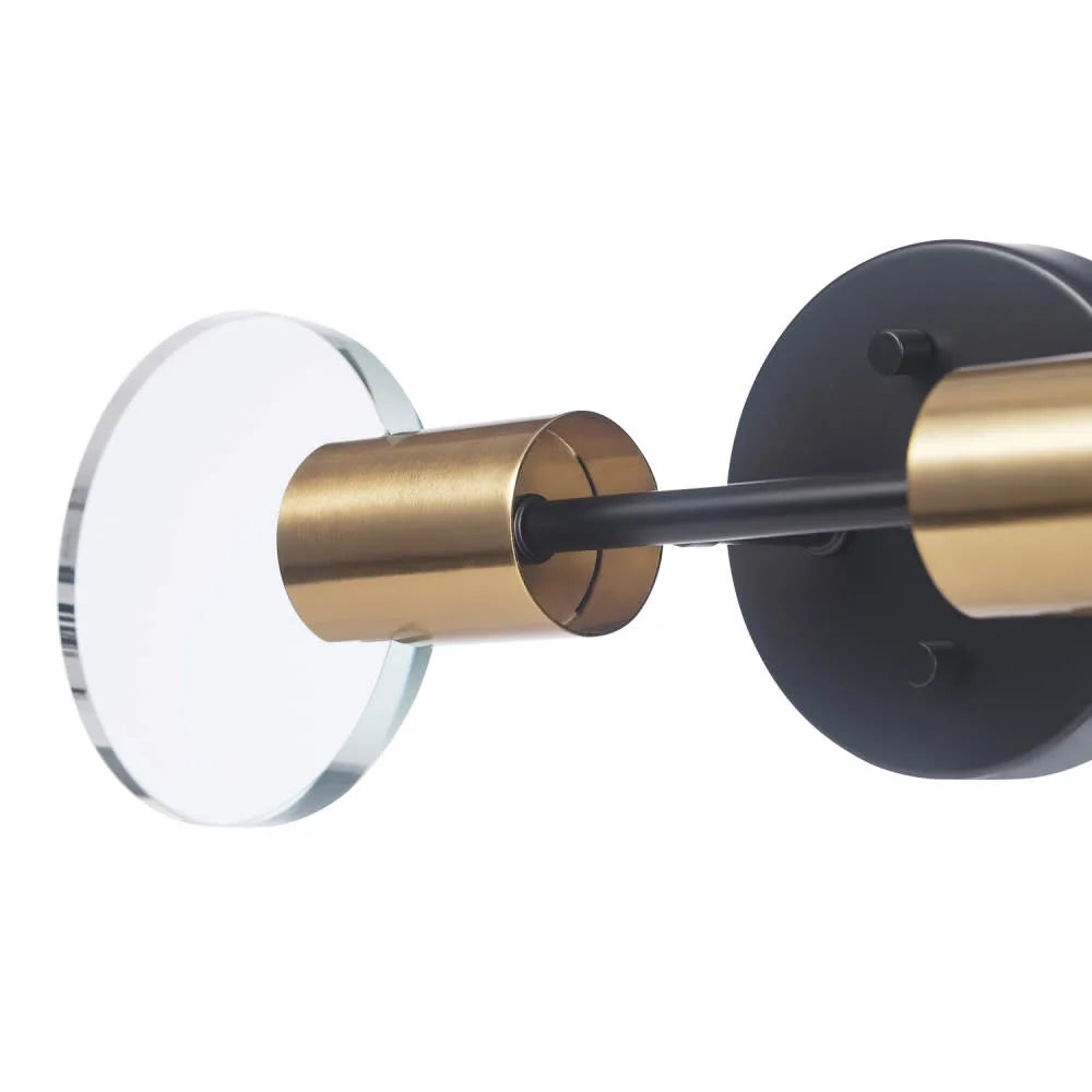 Globe Electric 91002730 Sommers 2 Light 18" Wide Led Vanity Light - Black