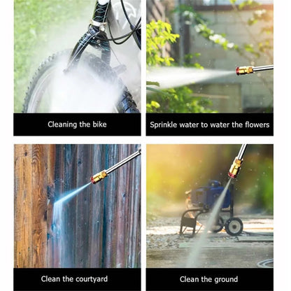 Mixfeer Cordless Pressure Washer, 50 PSI Portable Pressure Cleaner Handheld with One Battery and 24V 1500mAh Rechargeable Battery Electric Pressure Washer for Washing Cars, Watering Flowers, Cleani