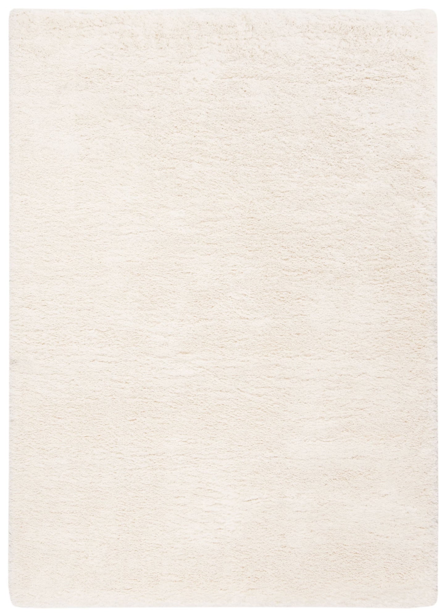 SAFAVIEH Royal Hartley Solid Plush Shag Area Rug, Silver, 6'7" x 6'7" Square