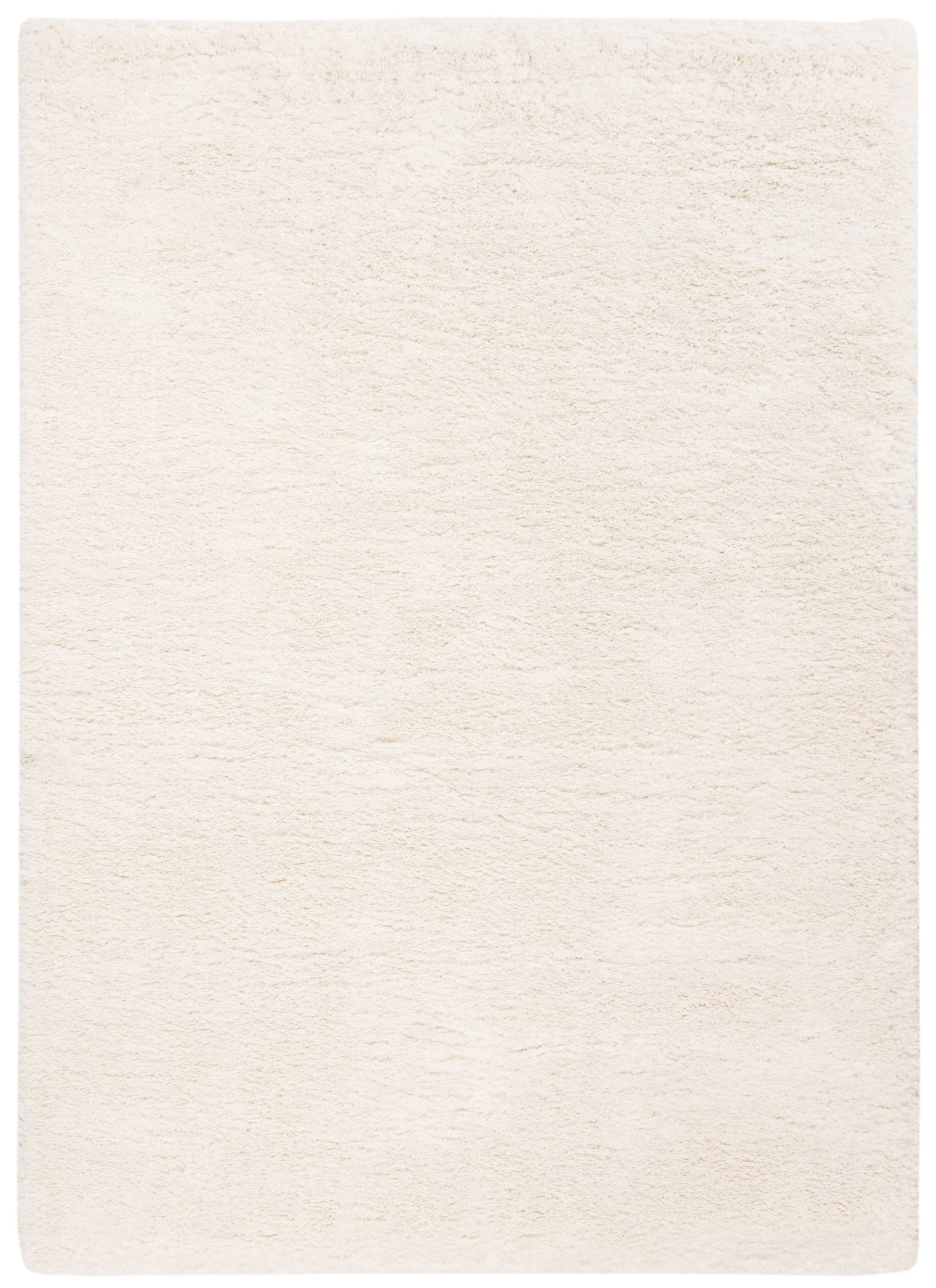 SAFAVIEH Royal Hartley Solid Plush Shag Area Rug, Silver, 6'7" x 6'7" Square