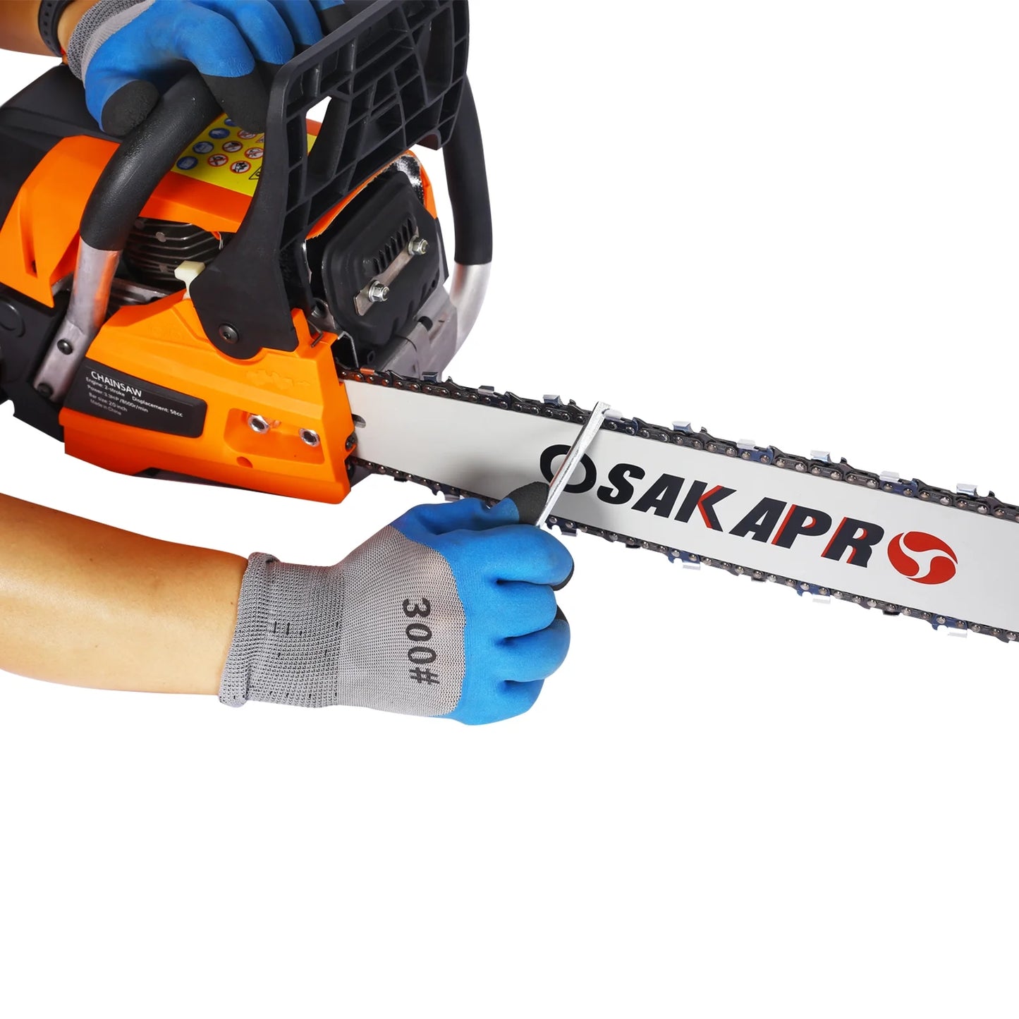 POWANLI Chainsaw gas 20inch ,58cc Gasoline Chain Saw for Trees ,Wood Cutting 2-cycle EPA Compliant