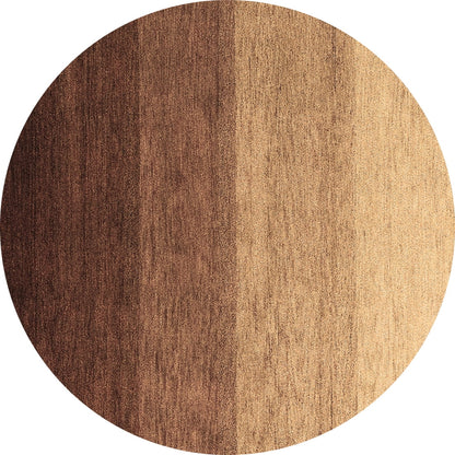 Ahgly Company Indoor Rectangle Abstract Brown Modern Area Rugs, 5' x 7'