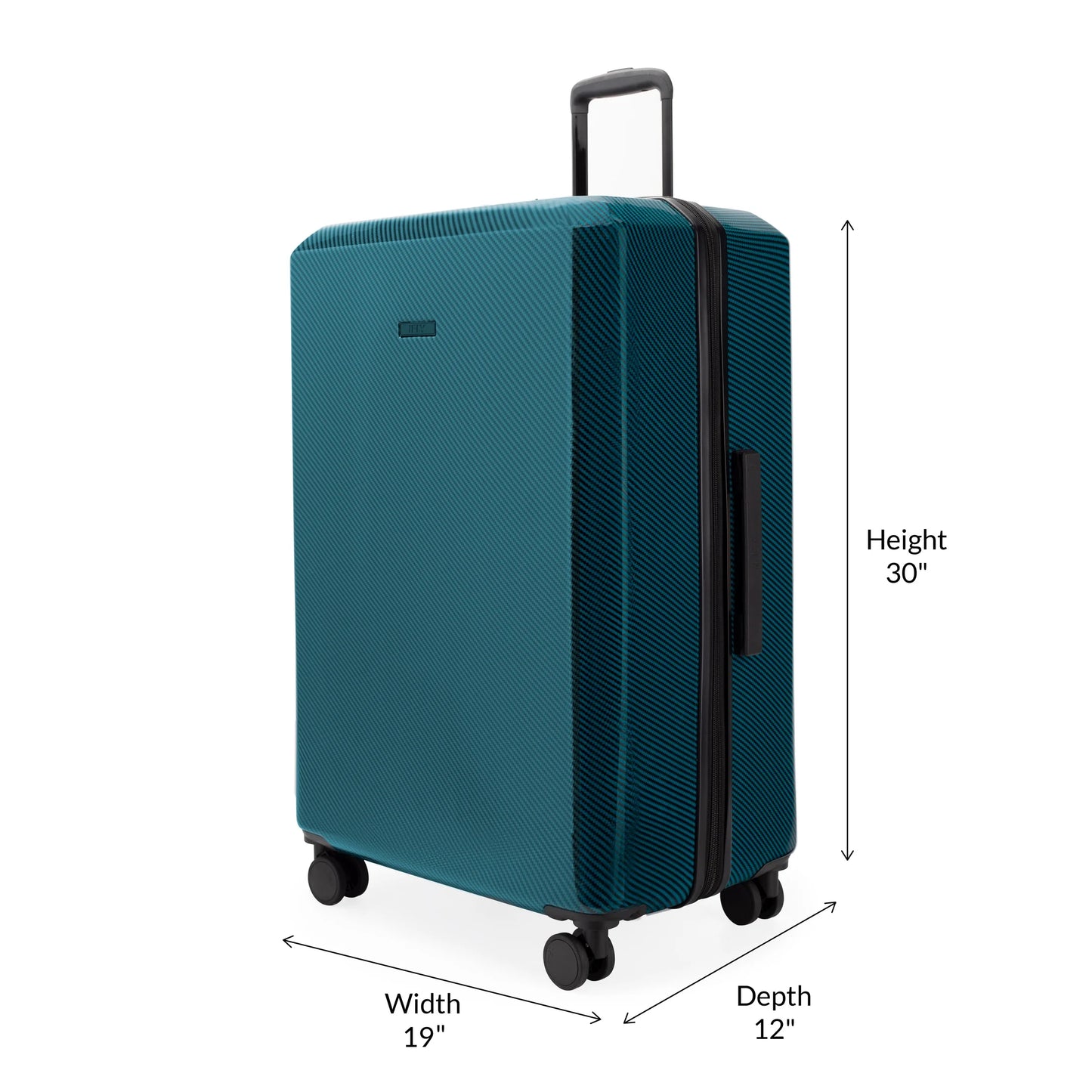 iFLY Carbon Elite 28" Hardside Checked Luggage, Teal