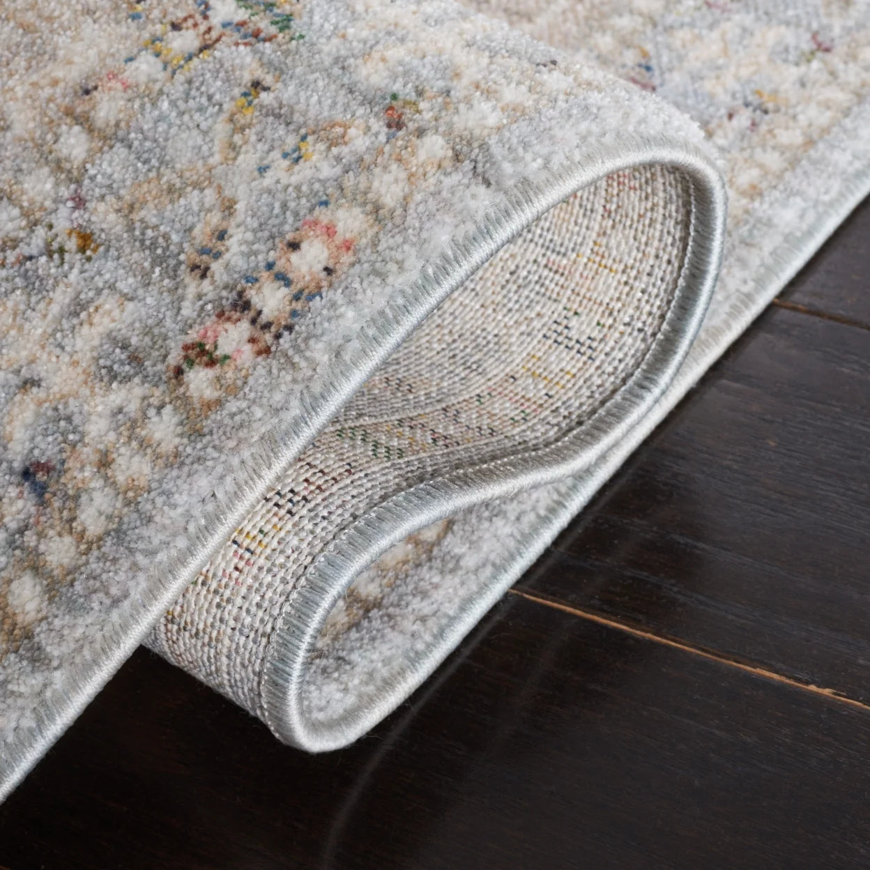 SAFAVIEH Princeton Ema Geometric Area Rug, Ivory/Blue, 8' x 10'