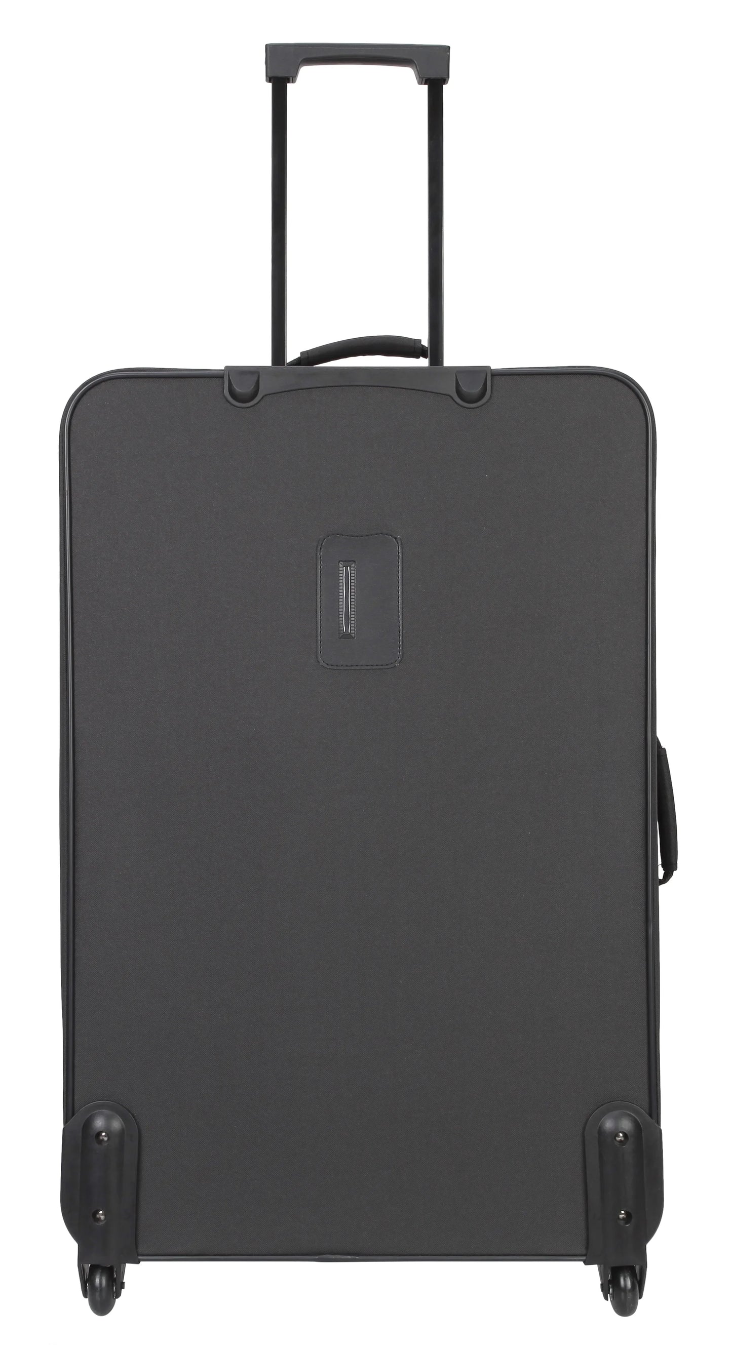 Protege 5 Piece 2-Wheel Luggage Set, 28 in Checked, 21" Carry-on, 13.75" Boarding Bag, 9" Toiletry Kit and Matching Laundry Cinch Sack, All Ages, Black