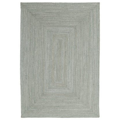 Obeetee Layla Braided Area Rug, Green, 7’9” x 9’9”