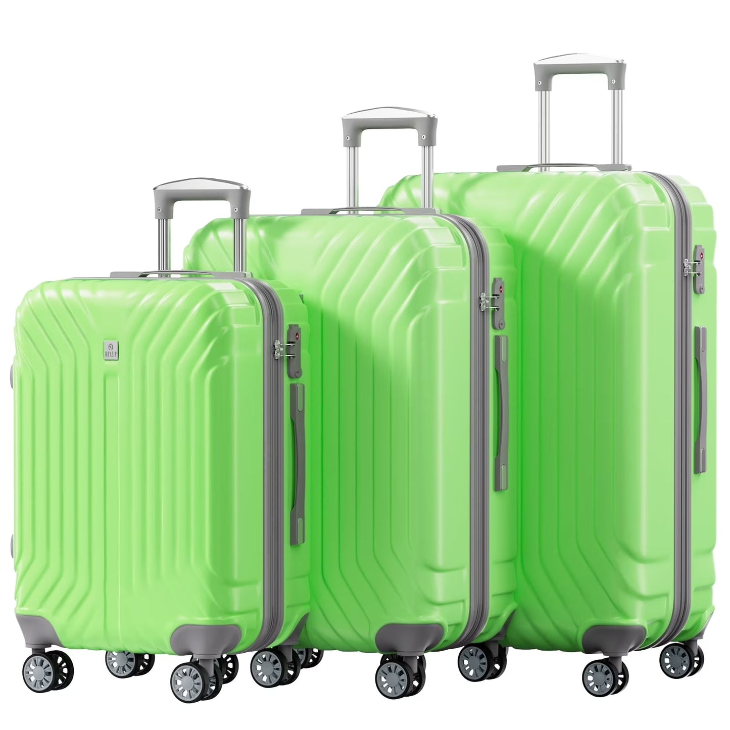 Luggage Expandable Hardside,PC ABS Lightweight Checked Suitecase with Spinner Wheels,TSA Lock,28 inch Pink