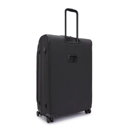 Kipling New Youri Spin Large 4 Wheeled Rolling Luggage Black Noir