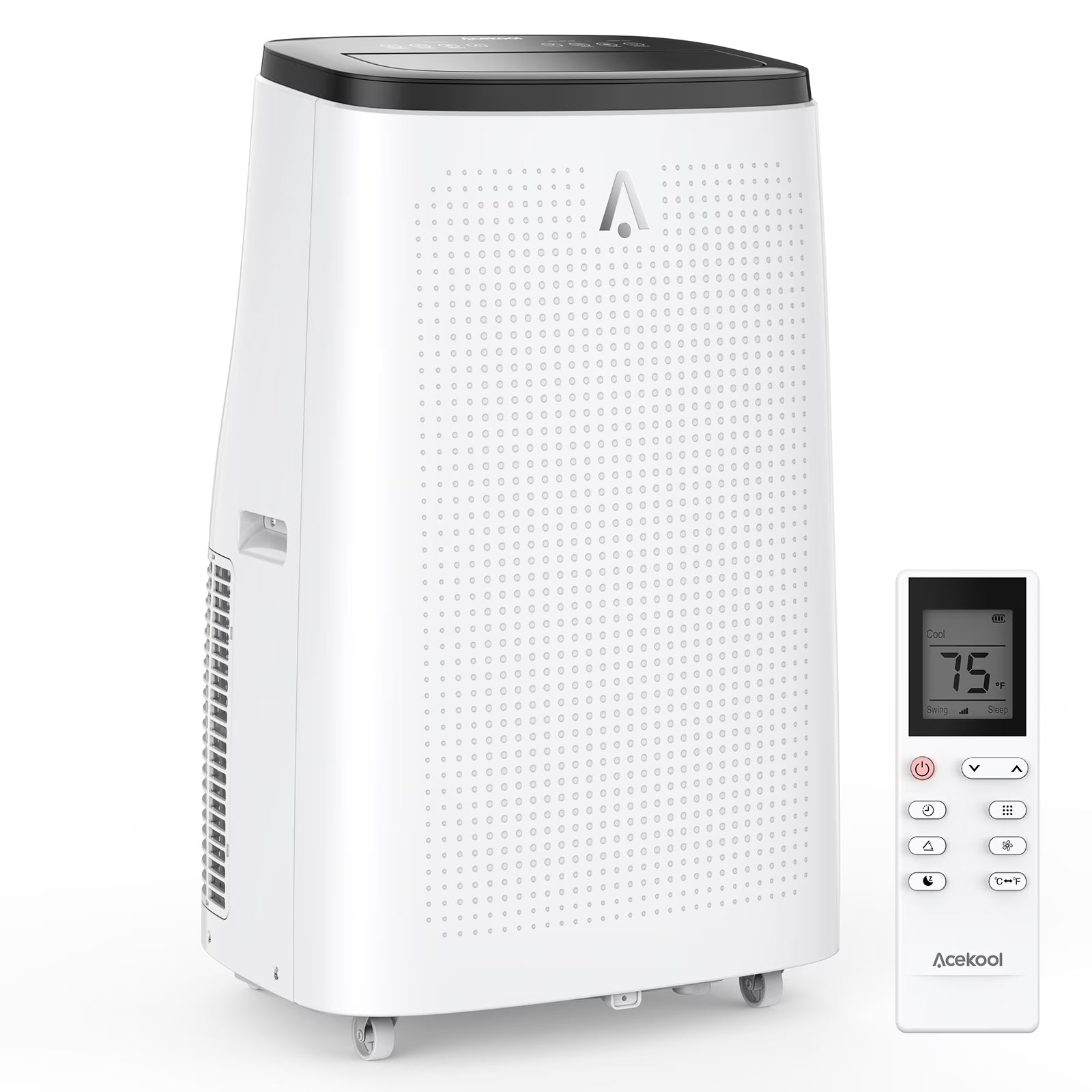 BEKAY 14,000BTU Portable Air Conditioner, Dehumidifier, Fan with Remote Control 9,300 BTU (DOE), up to 700 sq ft with 3-Speed Wind/Night Light for Bedroom Home Office