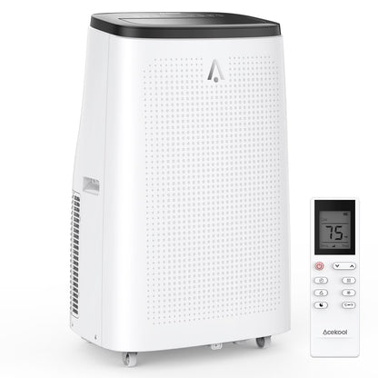 BEKAY 14,000BTU Portable Air Conditioner, Dehumidifier, Fan with Remote Control 9,300 BTU (DOE), up to 700 sq ft with 3-Speed Wind/Night Light for Bedroom Home Office