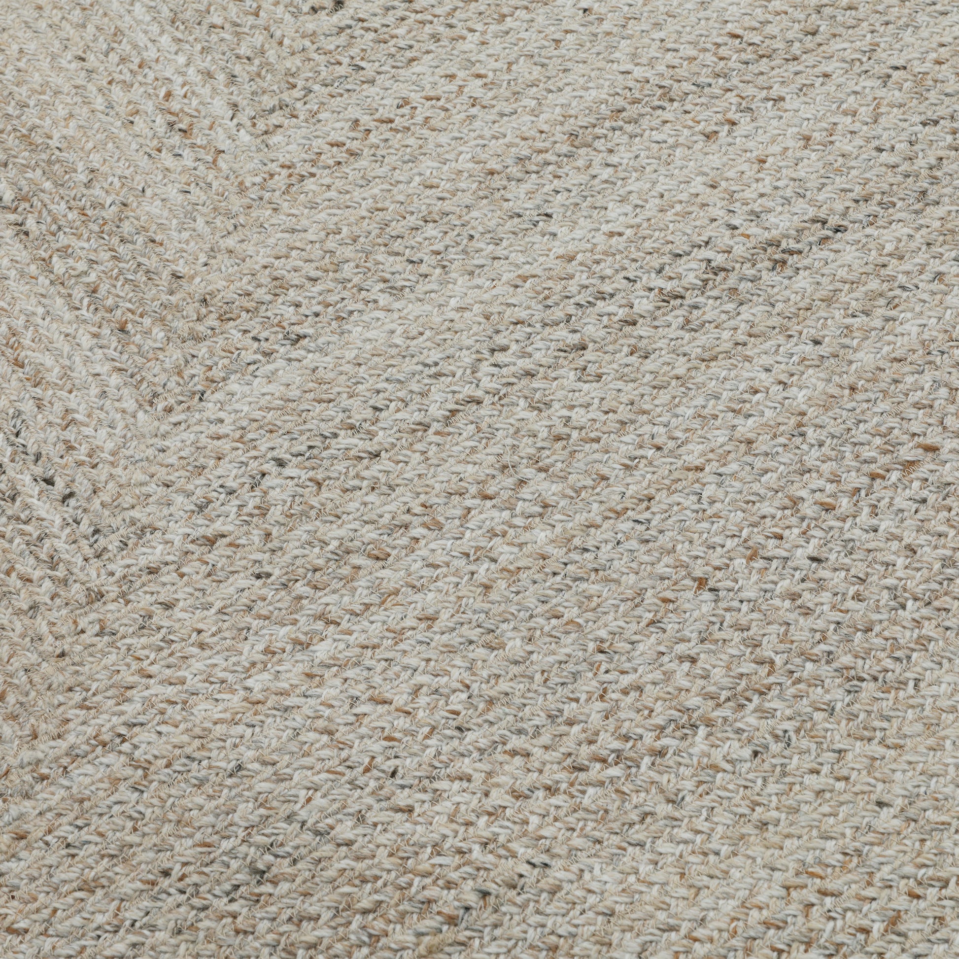 Obeetee Layla Braided Area Rug, Tan, 5' x 7'6'