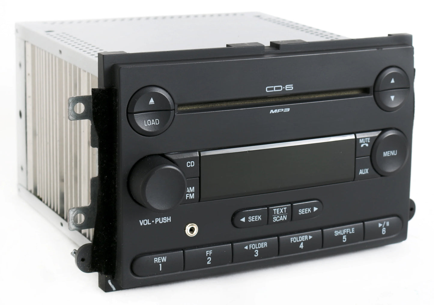 Restored Ford 2006 Fusion Milan AM FM 6 Disc CD Radio w Aux Input 6E5T-18C815-AH No Clock (Refurbished)