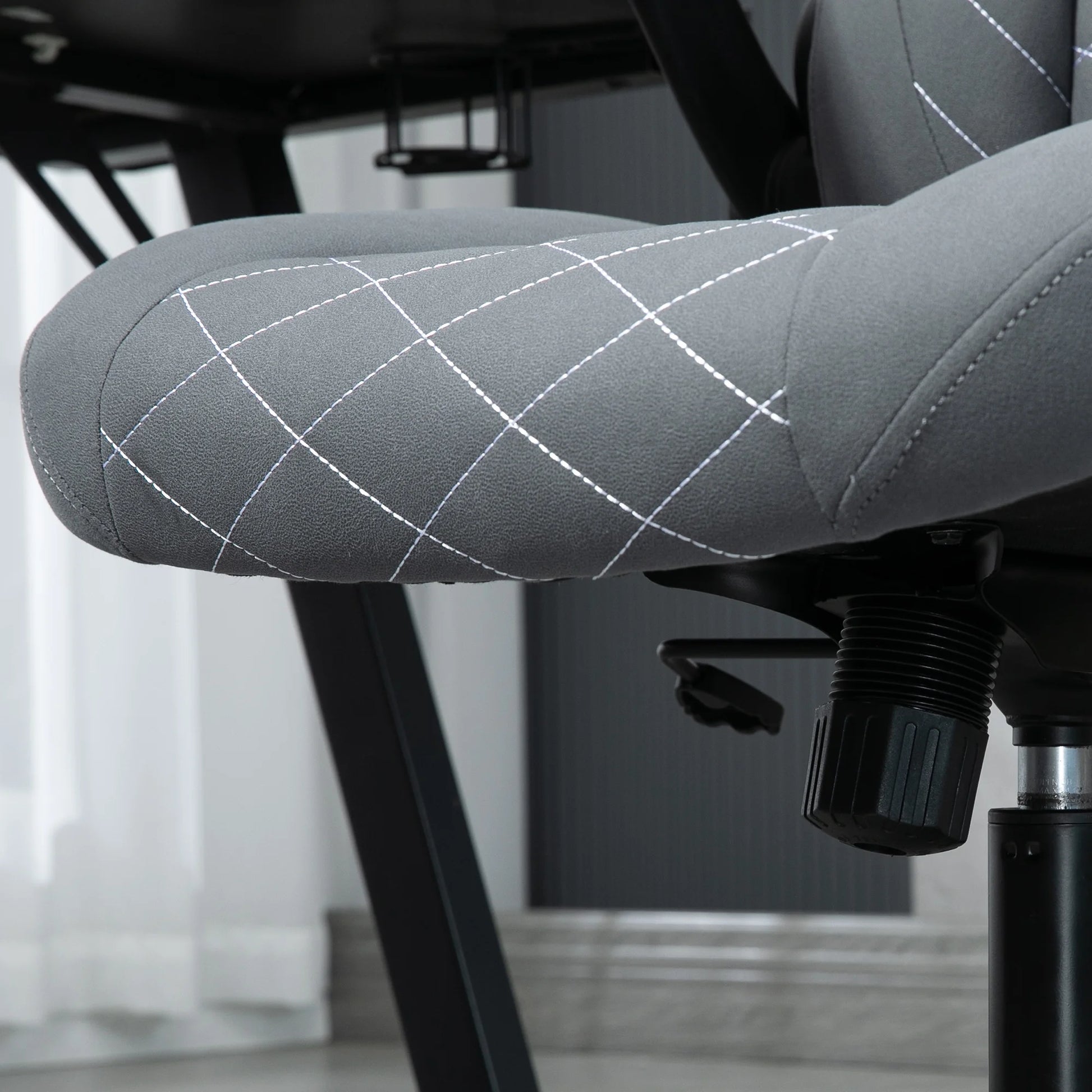 Vinsetto High Back Home Office Chair with Flip Up Armrests Dark Gray