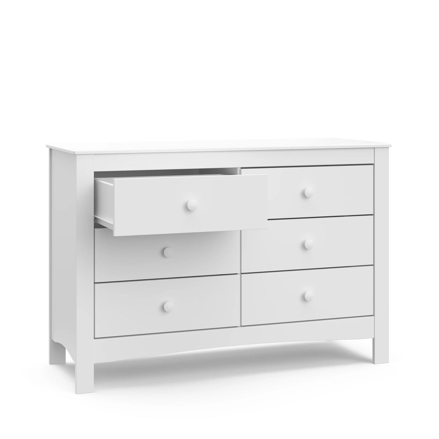 Graco Noah 6 Drawer Nursery Double Dresser, White