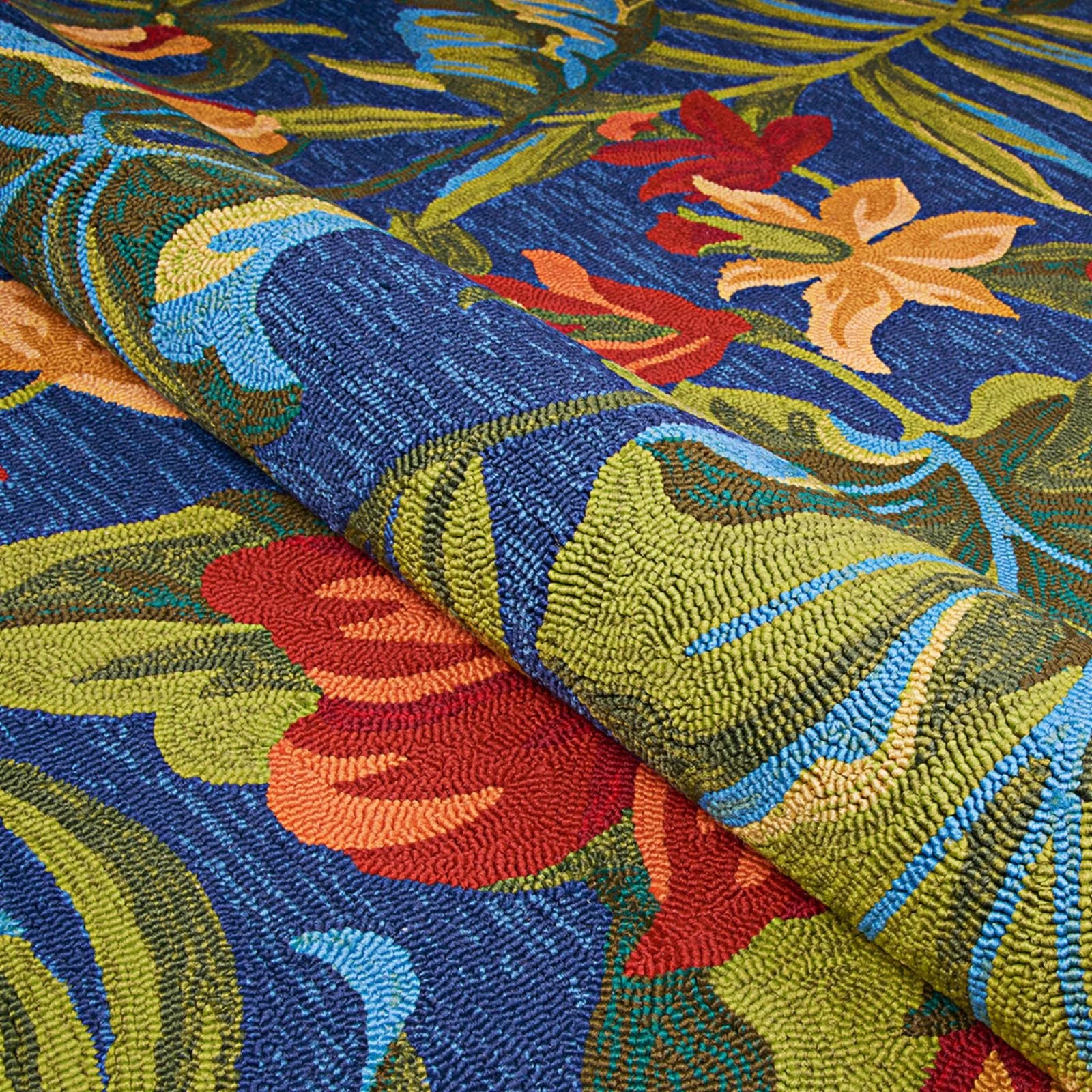 Couristan Covington Tropical Orchid Indoor/Outdoor Area Rug