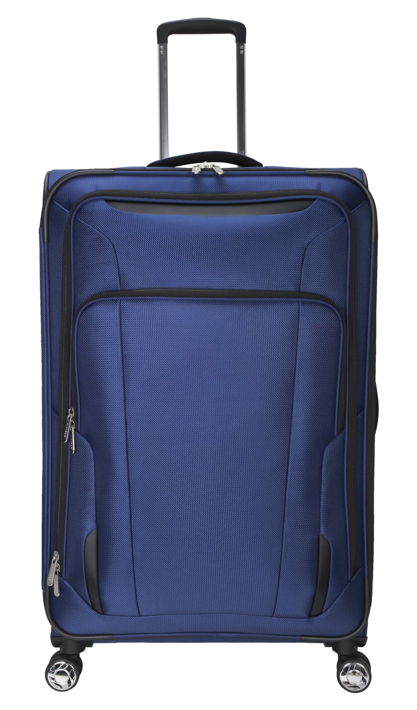 Protege Ashfield 25" Checked 8-Wheel Spinner Luggage Navy