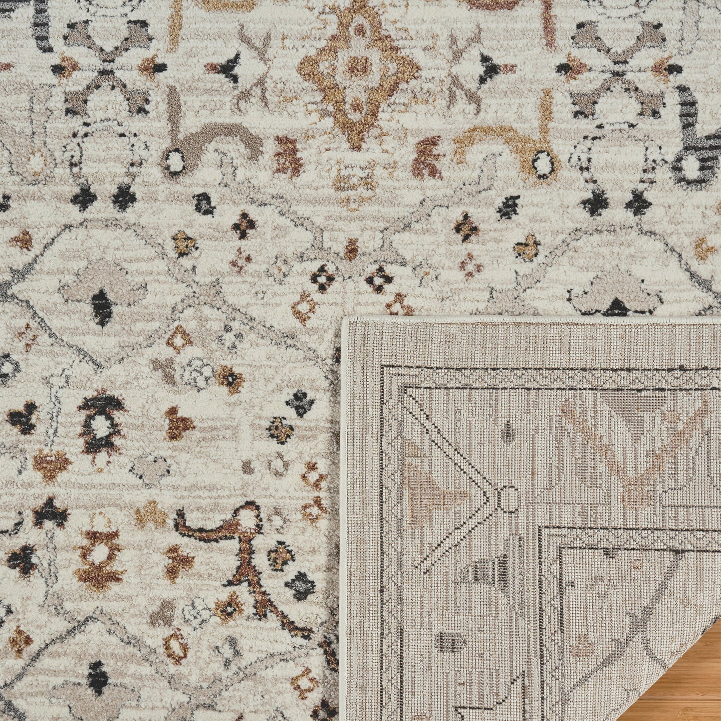 Solaris Area Rug, Ayana Ivory, 5’3” x 7’