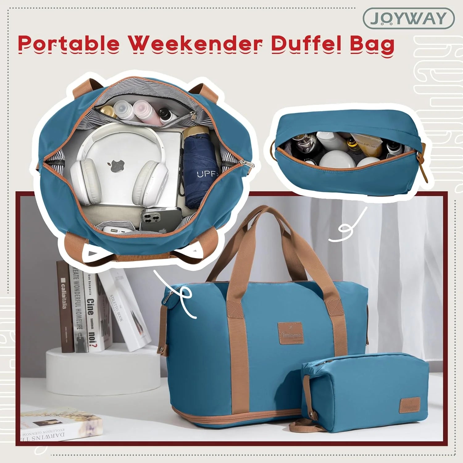 Joyway 24in Expandable Checked Luggage with ABS Hard Luggage with Double Swivel Wheels TSA Lock