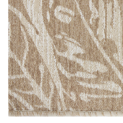 Better Homes & Gardens Neutral Palm Outdoor Rug, 9' x 12'