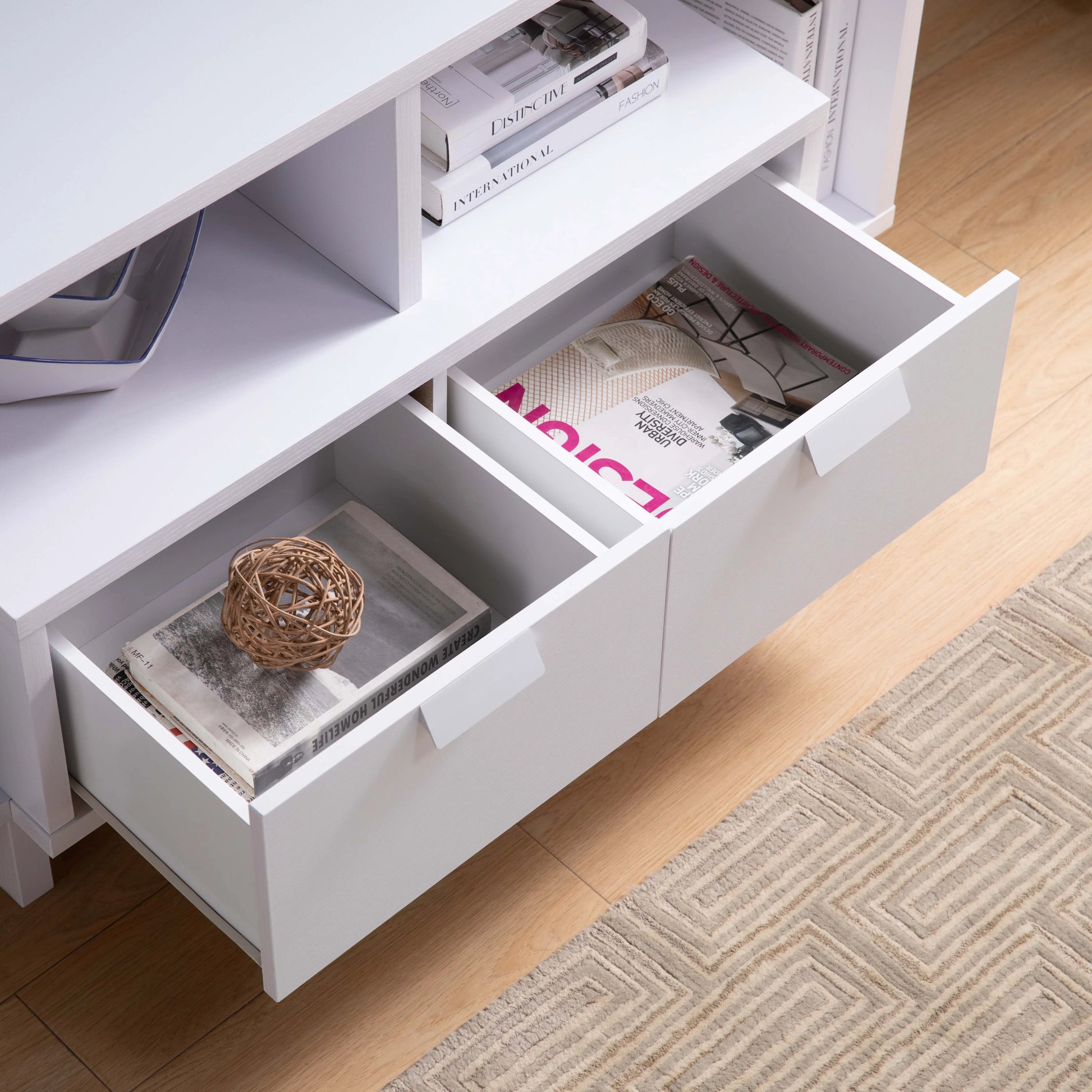 Nmkwnr 48" TV Stand Cabinet for Home Office