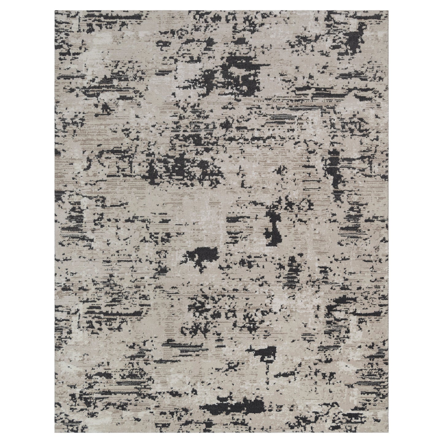 Solaris Area Rug, Argent Charcoal, 7’10” x 10’