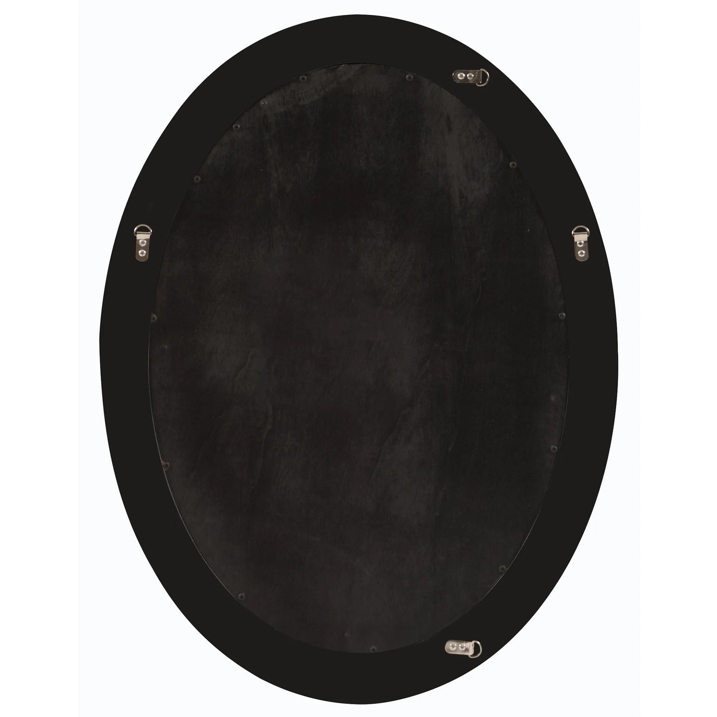 Tyler Dillon George Oval Matte Black Wall Mirror