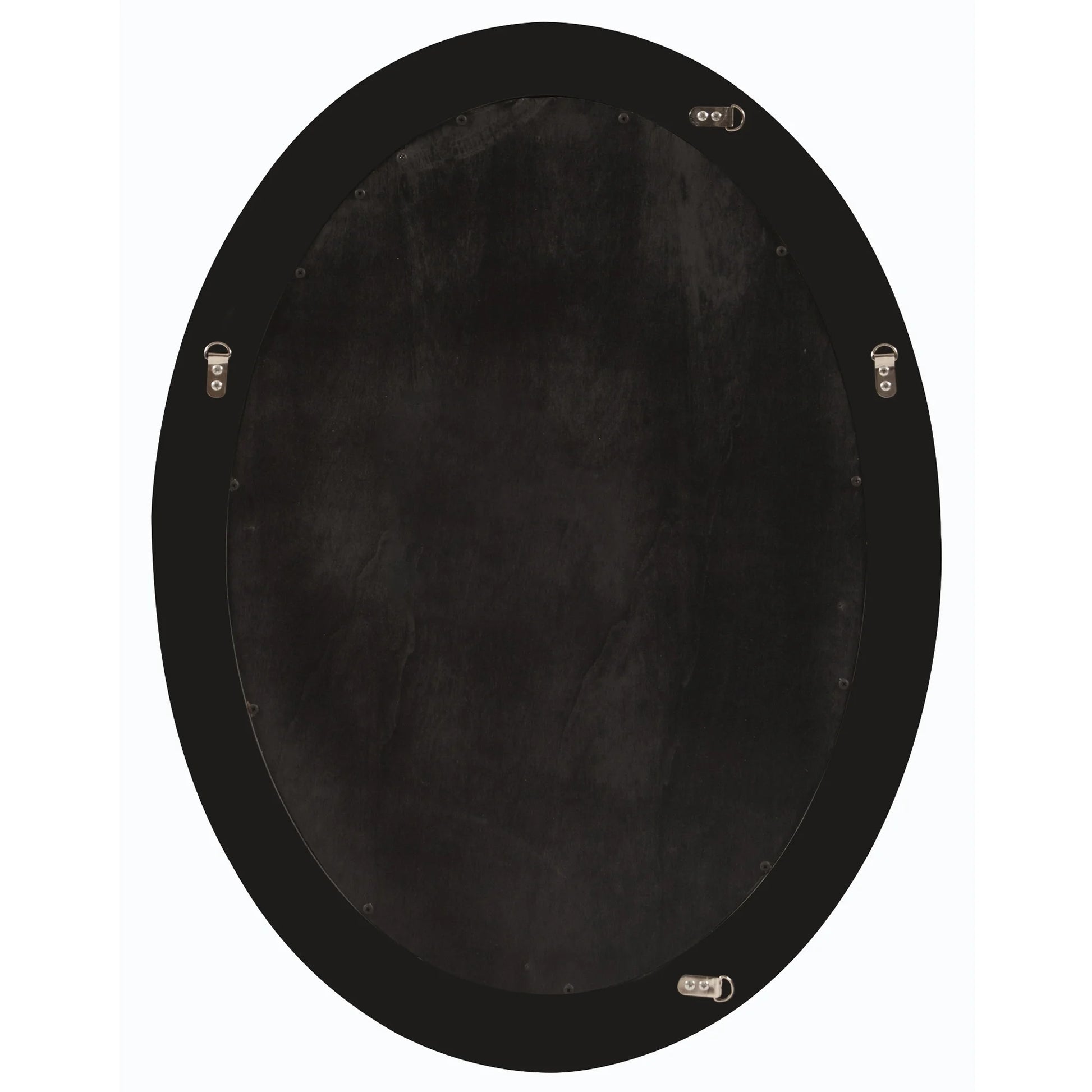 Tyler Dillon George Oval Matte Black Wall Mirror